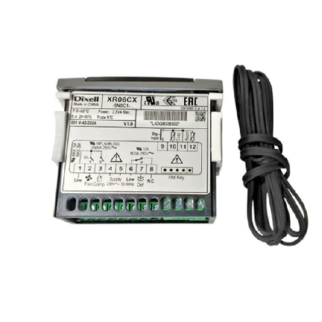 Dixell XR06CX-5N0C1 數(shù)字恒溫控制器